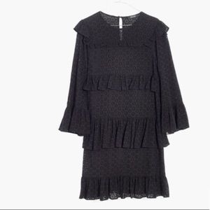 Madewell minidress, black size 0